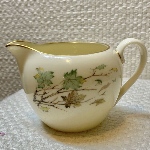 Vintage Retired Lenox China Westwind~(1)~ Creamer and Covered Sugar Bowl USA - Picture 9 of 14